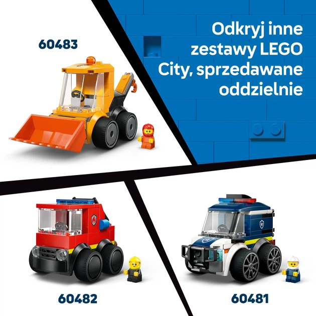 Zestaw klocków LEGO CITY Pojazdy — Gamingowa wyścigówka 64 elementów (60484) - obraz 8
