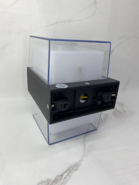 Б/в Фасадный настенный светильник 12W S BLACK 3000K 105x95x135 220V IP65 - изображение 5