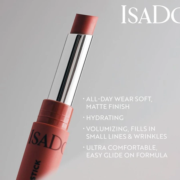 Pomadka do ust Isadora The Matte matowa 07 Dreamy Rose 1.6 g (7333352084620) - obraz 4