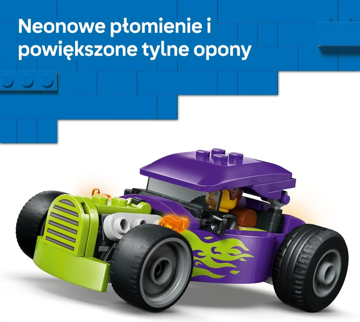 Zestaw klocków LEGO CITY Hot rod 81 elementów (60485) - obraz 4