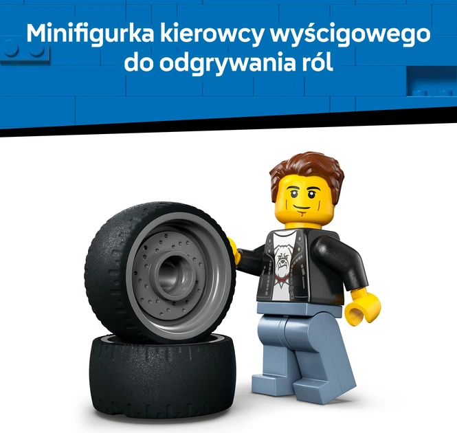 Zestaw klocków LEGO CITY Hot rod 81 elementów (60485) - obraz 6
