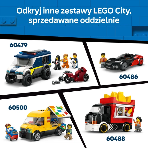 Zestaw klocków LEGO CITY Hot rod 81 elementów (60485) - obraz 8
