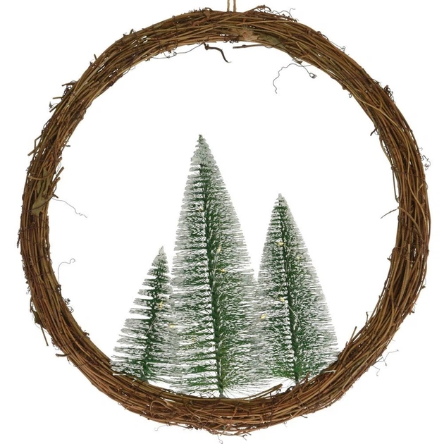 Сяючий декор Vilde 839063 Вінок святковий 10 LED 40 см (8719987996481) - зображення 4