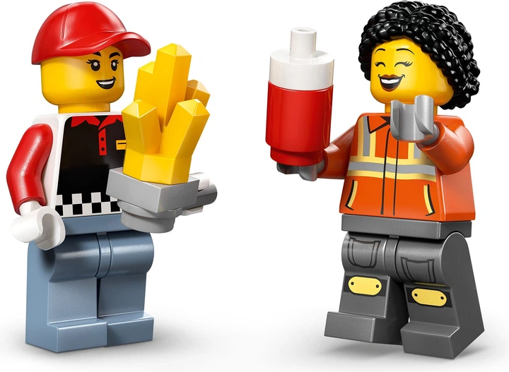 Zestaw klocków LEGO CITY Food truck z frytkami 216 elementów (60488) - obraz 6