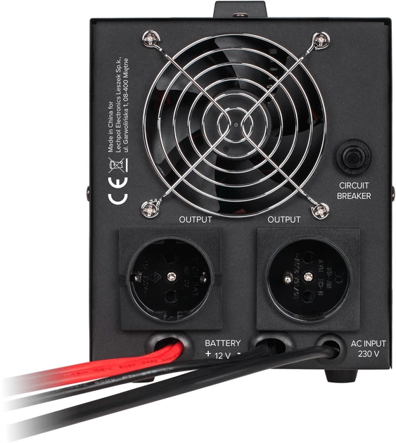 ДБЖ Rebel POWER-800 RB-4002 500Вт/800ВА (5901890078696) - зображення 3