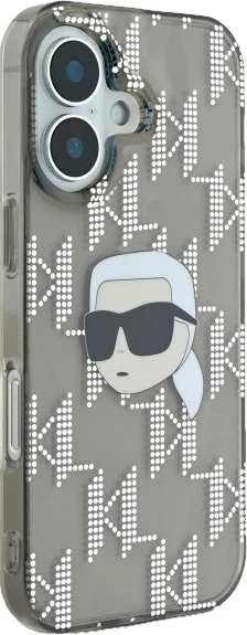 Etui plecki Karl Lagerfeld Karl Head na Apple iPhone 16 Czarne (3666339319762) - obraz 3