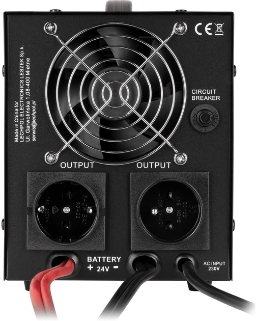 UPS Kemot PROsinus-1500/24-LFP4 1050W/1500VA (5901890123136) - obraz 3