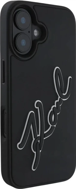 Etui plecki Karl Lagerfeld na Apple iPhone 16 Czarne (3666339319922) - obraz 3