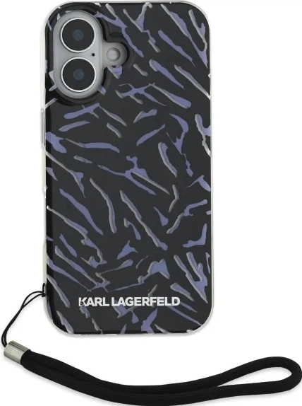 Панель Karl Lagerfeld для Apple iPhone 16 зі шнурком Cord Purple (3666339320324) - зображення 5