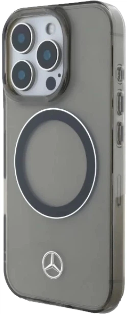 Etui plecki Mercedes Benz Silver Ring na Apple iPhone 16 Pro Max z MagSafe Czarne (3666339325954) - obraz 4