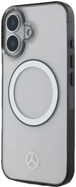 Etui plecki Mercedes Benz na Apple iPhone 16 z MagSafe Transparent (3666339326043) - obraz 4