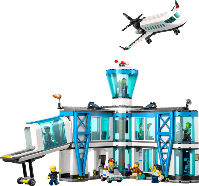 Конструктор LEGO CITY Аеропорт із літаком 887 елементів (60502) - зображення 2