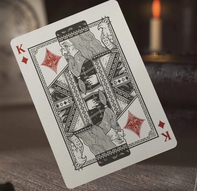 Karty do gry Bicycle Harry Potter Red 1 talia x 54 karty (850016557490) - obraz 5