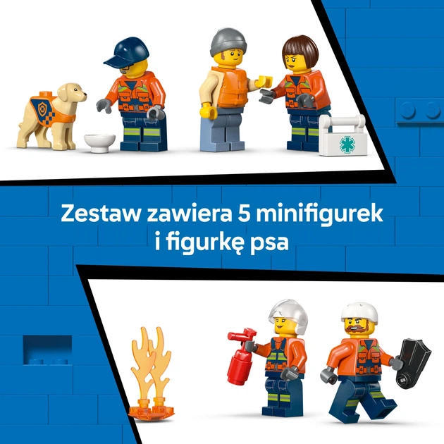 Zestaw klocków LEGO CITY Łódź ratunkowa i helikopter straży przybrzeżnej 742 elementów (60504) - obraz 7
