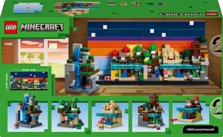 Zestaw klocków LEGO Minecraft Minibiomy 797 elementów (21589) - obraz 8