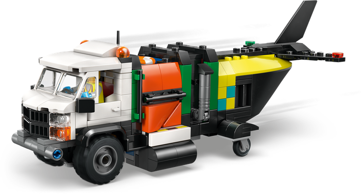 Zestaw klocków LEGO CITY Zestaw z samolotem, ciężarówką serwisową i poduszkowcem 990 elementów (60505) - obraz 4