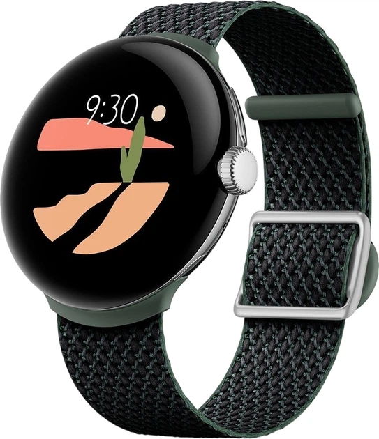 Ремінець Google 137-203 мм для Pixel Watch 41 мм Dark Olive (GA03270-WW) - зображення 2