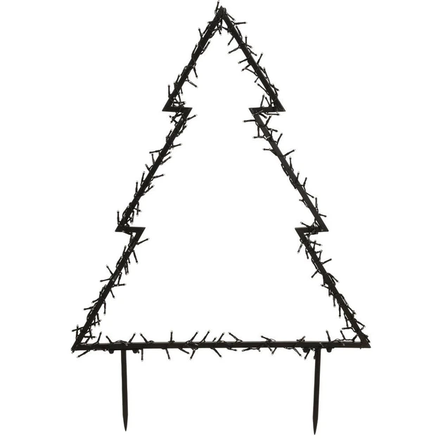 Świecąca figurka  Vilde 839422 Choinka 300 LED 125 cm Metalowa (8720573795012) - obraz 2