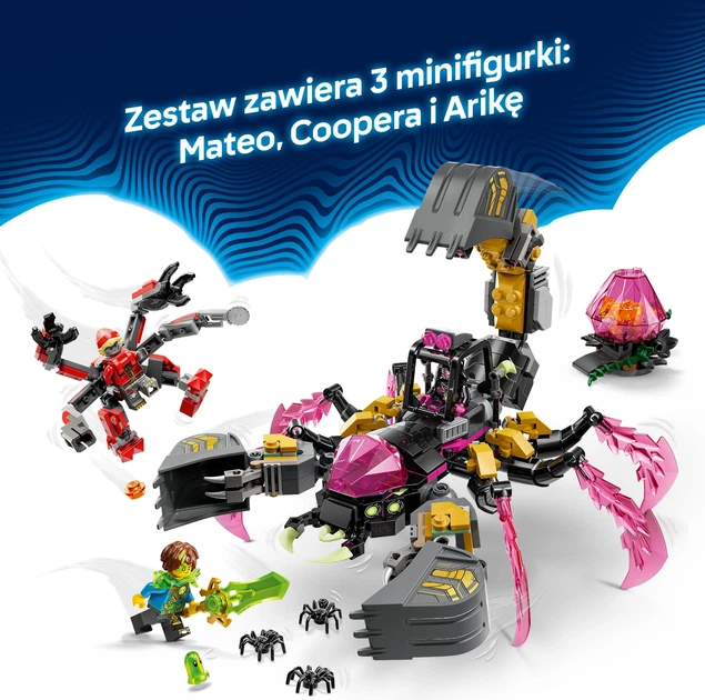 Zestaw klocków LEGO DREAMZZZ Koszmarna skorpionowa koparka 505 elementów (71513) - obraz 6