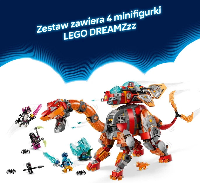 Zestaw klocków LEGO DREAMZZZ Dinostatek kosmiczny 1007 elementów (71514) - obraz 6