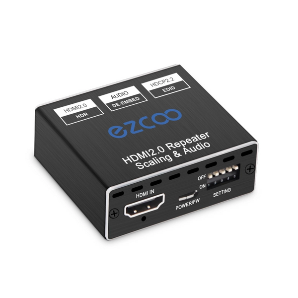 EZCOO 4K60 HDMI Audio Extractor со скалером и настройкой EDID - Фото 1 EZCOO 4K60 HDMI Audio Extractor со скалером и настройкой EDID - изображение 1