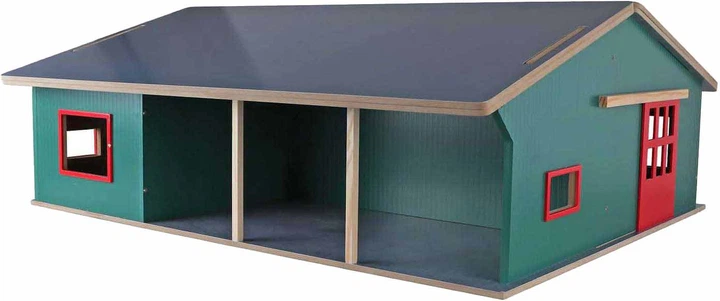 Stajnia Kids Globe ze stodołą i pastwiskiem skala 1:32 (8713219556634) - obraz 2