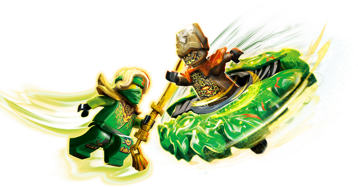 Zestaw klocków LEGO Ninjago Lloyd kontra ziemny potwór na spinnerze 52 elementy (71850) - obraz 3