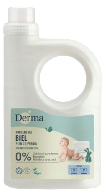 Żel Derma Baby do prania białych ubrań 945 ml (5709954038880) - obraz 1