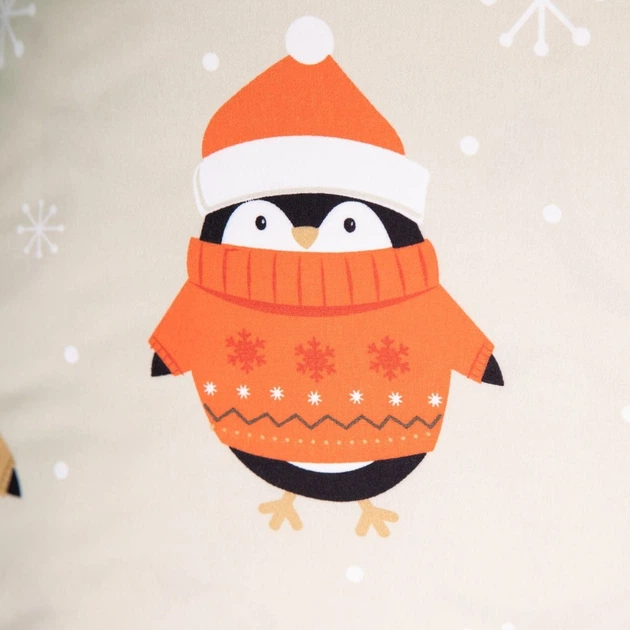 Комплект постільної білизни Homla Fairley Підковдра 140 x 200 см + 1 наволочка на подушку 70 x 80 см бежевий (5904183858685) - зображення 4