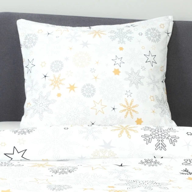 Комплект постільної білизни Homla Floco Підковдра 160 x 200 см + 1 наволочка на подушку 70 x 80 см білий (5904183829579) - зображення 4