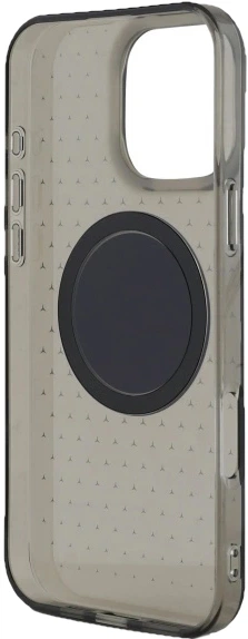 Панель Mercedes Benz Star Pattern для Apple iPhone 16 Pro з MagSafe Black (3666339326340) - зображення 2