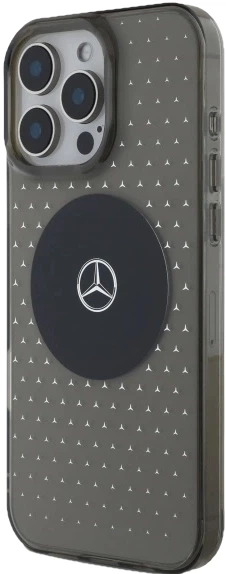 Панель Mercedes Benz Star Pattern для Apple iPhone 16 Pro з MagSafe Black (3666339326340) - зображення 4
