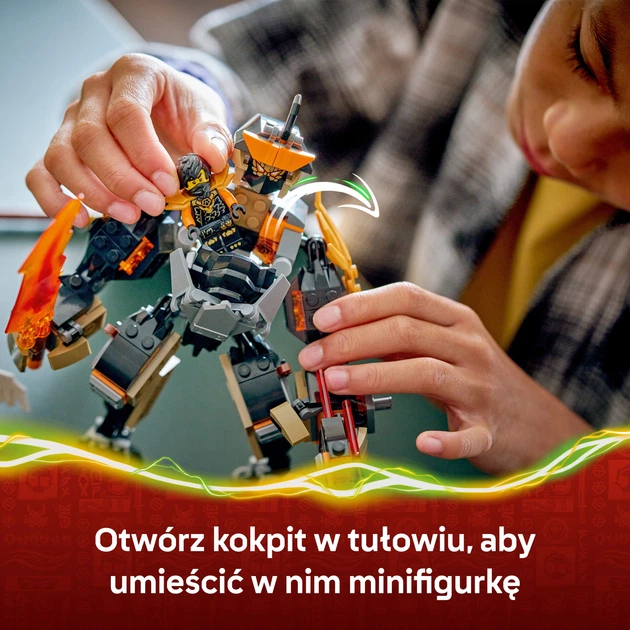 Zestaw klocków LEGO Ninjago Wielofunkcyjny samochód Jaya 387 elementów (71856) - obraz 4