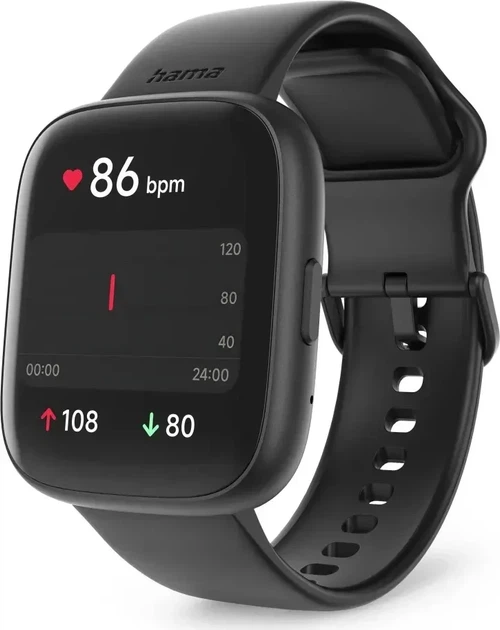 Смарт-годинник Hama Smartwatch 4000 Black (4047443543394) - зображення 5