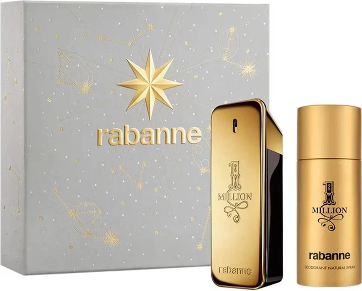 Zestaw męski Paco Rabanne 1 Million Woda toaletowa 100 ml + Dezodorant-spray 150 ml (3349668656073) - obraz 1