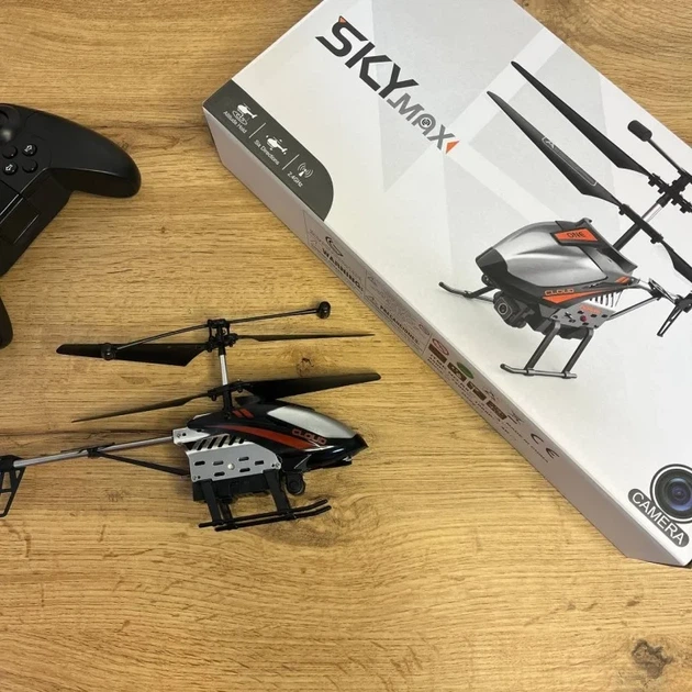 Вертолёт на радиоуправлении SKY MAX с Wi-Fi камерой FPV управляемый со смартфона - Фото 5 Вертолёт на радиоуправлении SKY MAX с Wi-Fi камерой FPV управляемый со смартфона - изображение 5