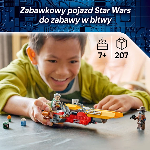 Zestaw klocków LEGO Star Wars Śmigacz Cobba Vantha 207 elementów (75437) - obraz 3