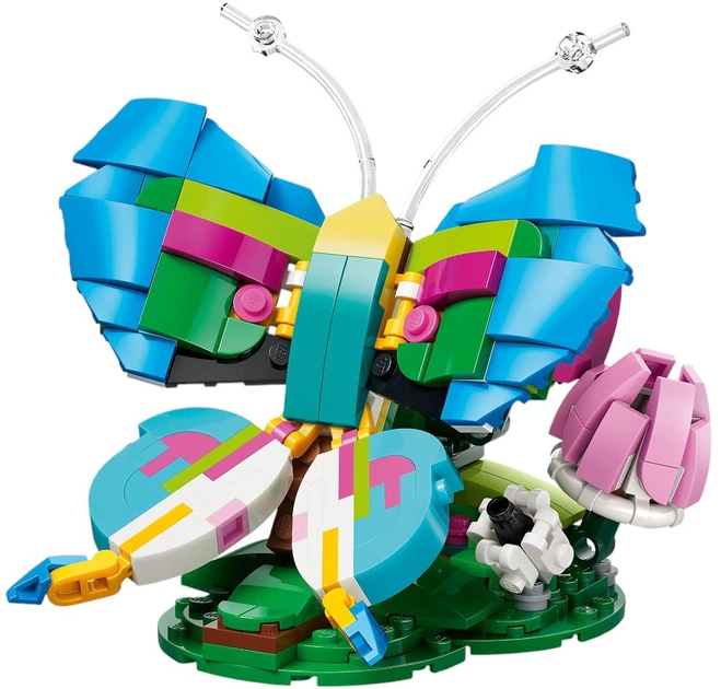 Zestaw klocków LEGO Creator Dzikie zwierzęta: kolorowy koliber 312 elementów (31384) - obraz 7