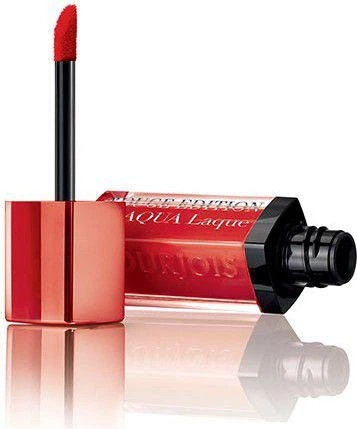 Помада Bourjois Rouge Edition Aqua Laque рідка з лаковим ефектом 05 Червона 7.7 мл (3052503264509) - зображення 2