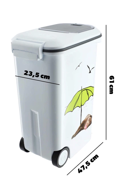 Контейнер для зберігання сухого корму Curver Pet life 20 кг 54 л Собаки 253751 (3253924836447) - зображення 5