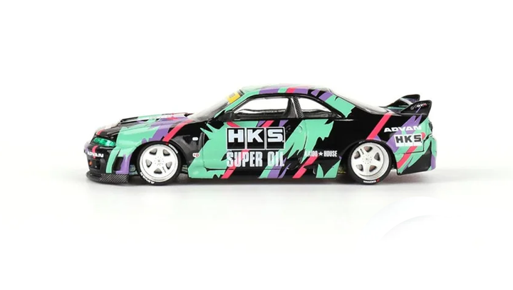 Машинка Premium Kaido House x MiNI GT Nissan Skyline GT-R (R33