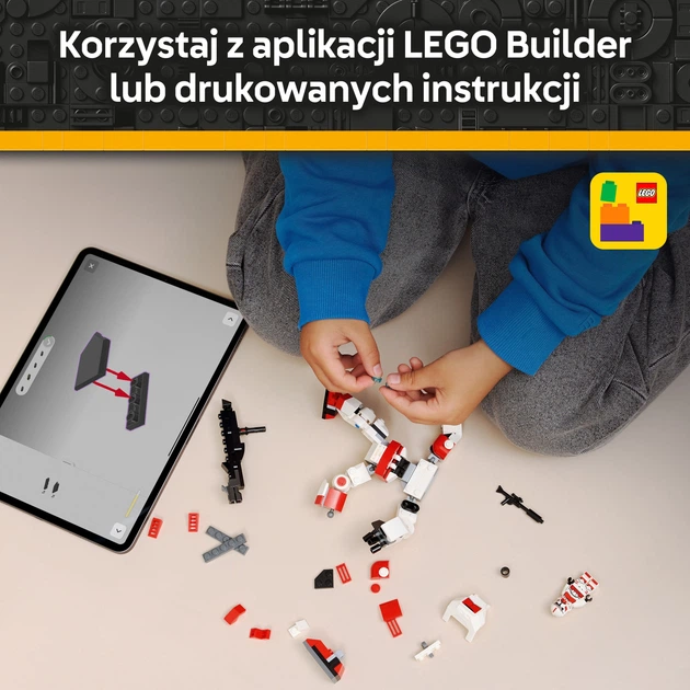 Конструктор LEGO Star Wars Робот ударного клону-солдата 151 елемент (75448) - зображення 7