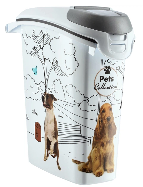 Контейнер для зберігання сухого корму Curver Pet life 10 кг 23 л Собаки 254867 (3253924836782) - зображення 1