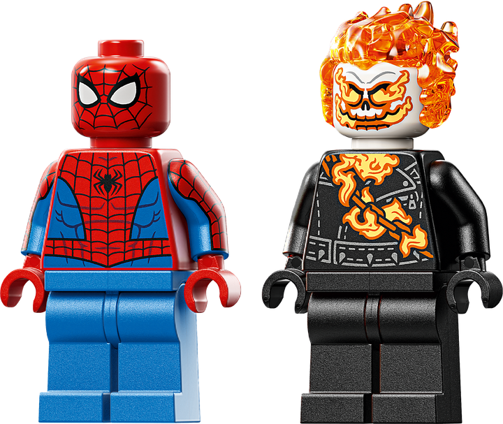 Zestaw klocków LEGO Super Heroes Marvel Spider-Man kontra Ghost Rider na motocyklu 72 elementy (76335) - obraz 7