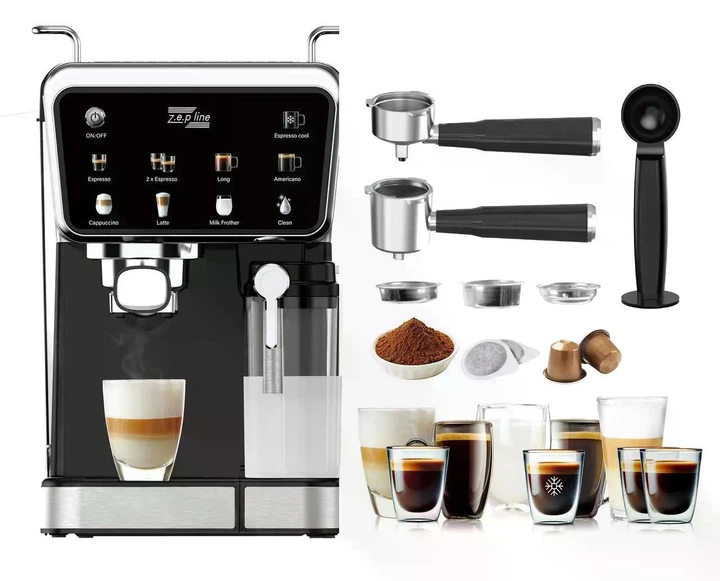 Кофемашина Zepline ZP-6803/3000 Вт, 20 Bar, 8 напитков, ESPRESSO