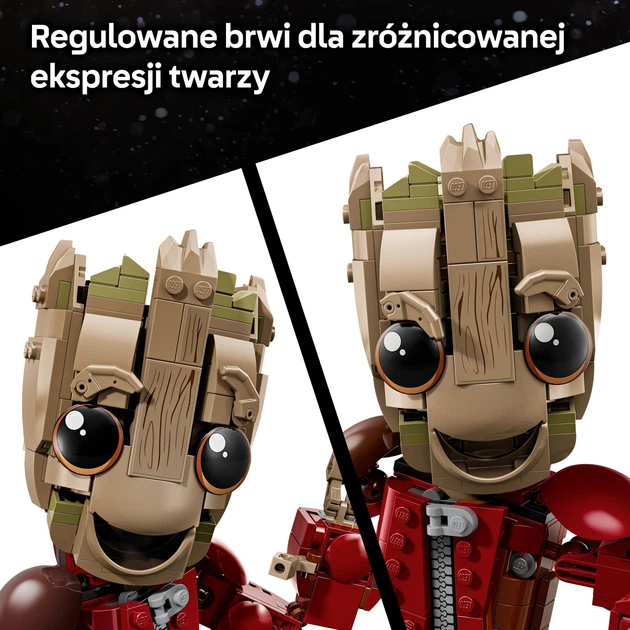 Zestaw klocków LEGO Super Heroes Marvel Groot w stroju Ravagera 604 elementy (76341) - obraz 5