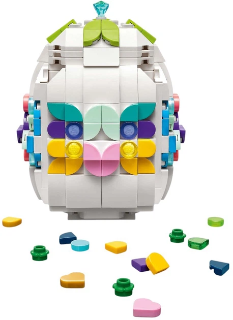 Zestaw klocków LEGO Icons Dekoracyjna pisanka 386 elementów (40816) - obraz 2