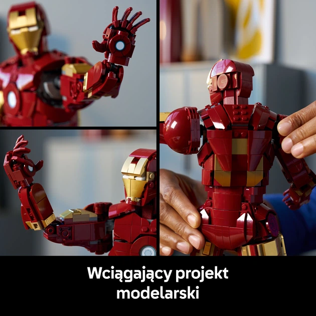 Конструктор LEGO Super Heroes Marvel Залізна Людина в броні Mark 3. Колекційний набір 1297 елементів (76344) - зображення 4