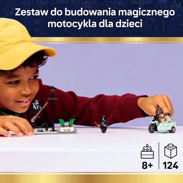 Zestaw klocków LEGO Harry Potter Ucieczka Hagrida i Harry’ego z Privet Drive 124 elementy (76459) - obraz 3
