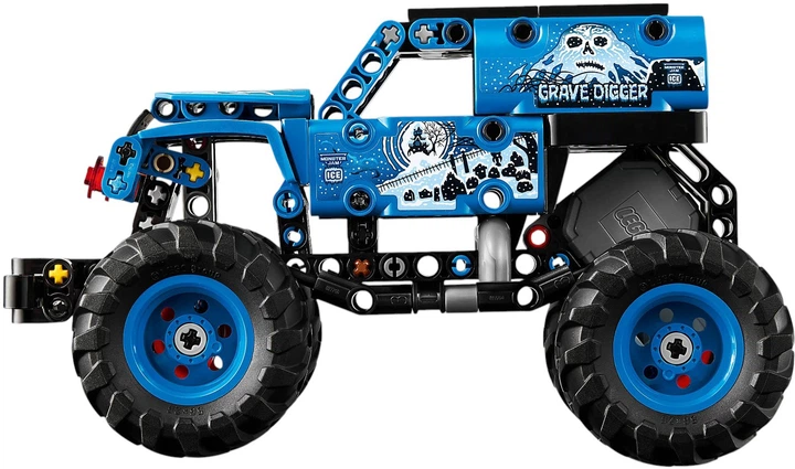 Zestaw klocków LEGO Technic Monster Jam Grave Digger Ogień i lód 263 elementy (42219) - obraz 5